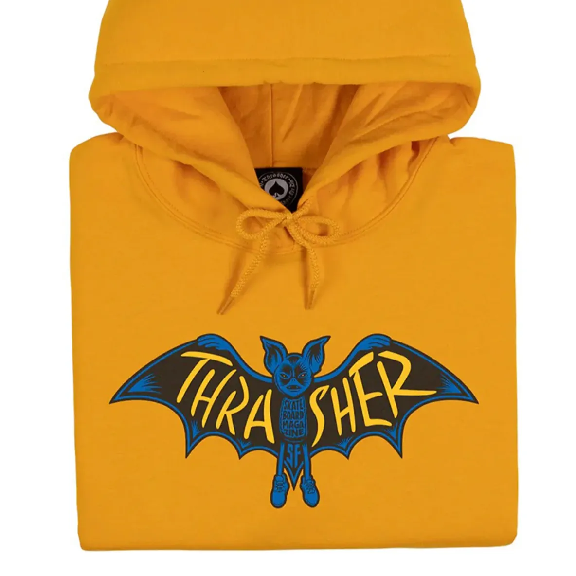 THRASHER BAT HOODIE GOLD