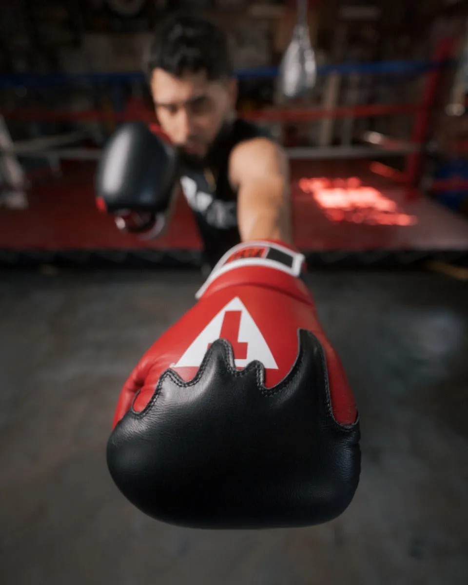 TITLE Boxing Gel Lava Leather Series Training Gloves