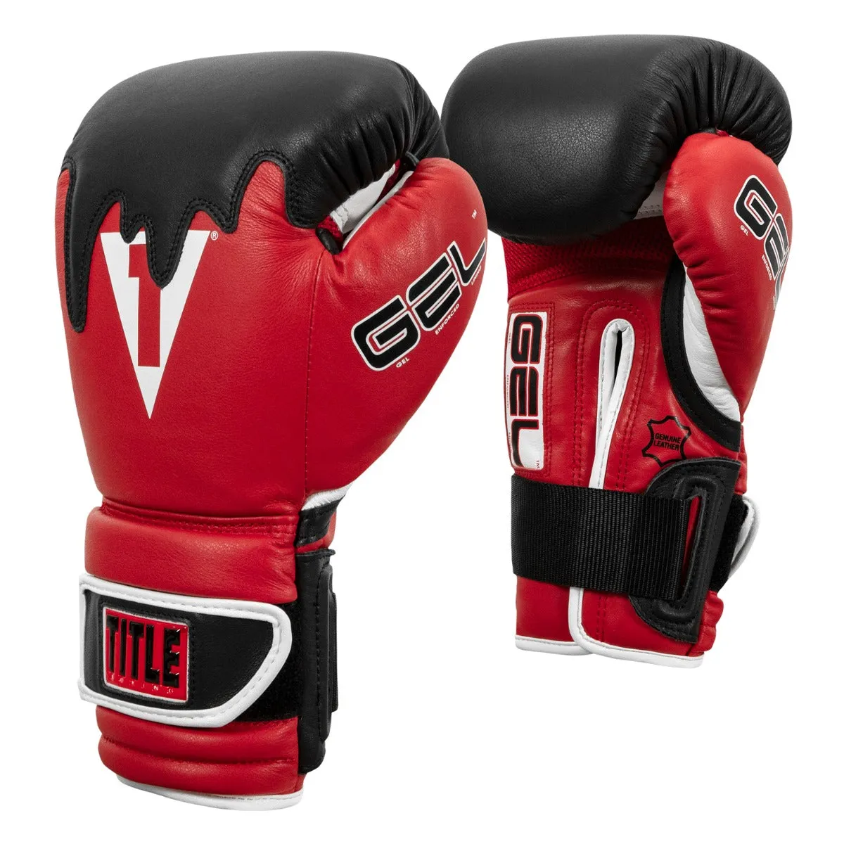 TITLE Boxing Gel Lava Leather Series Training Gloves