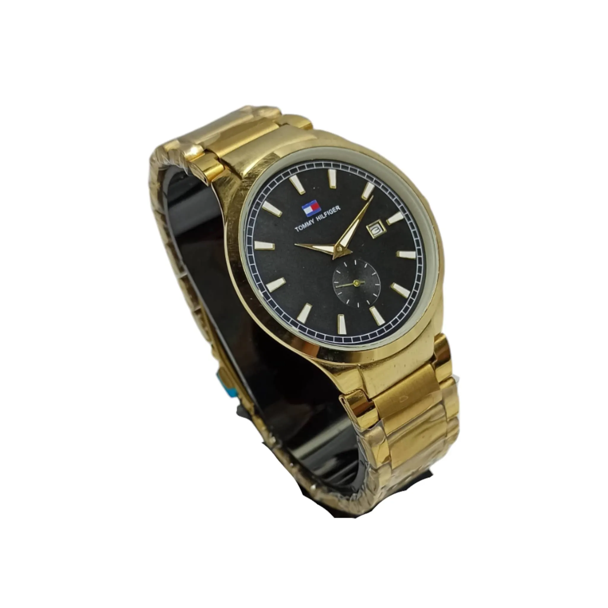 Tommy Hilfiger - Golden/Black - Down Second - Unisex Watch