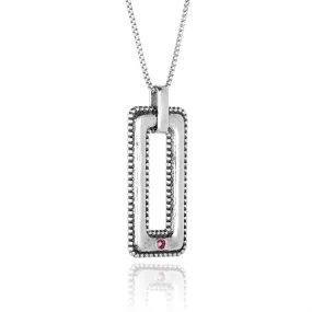 Tourmaline Open bar Necklace