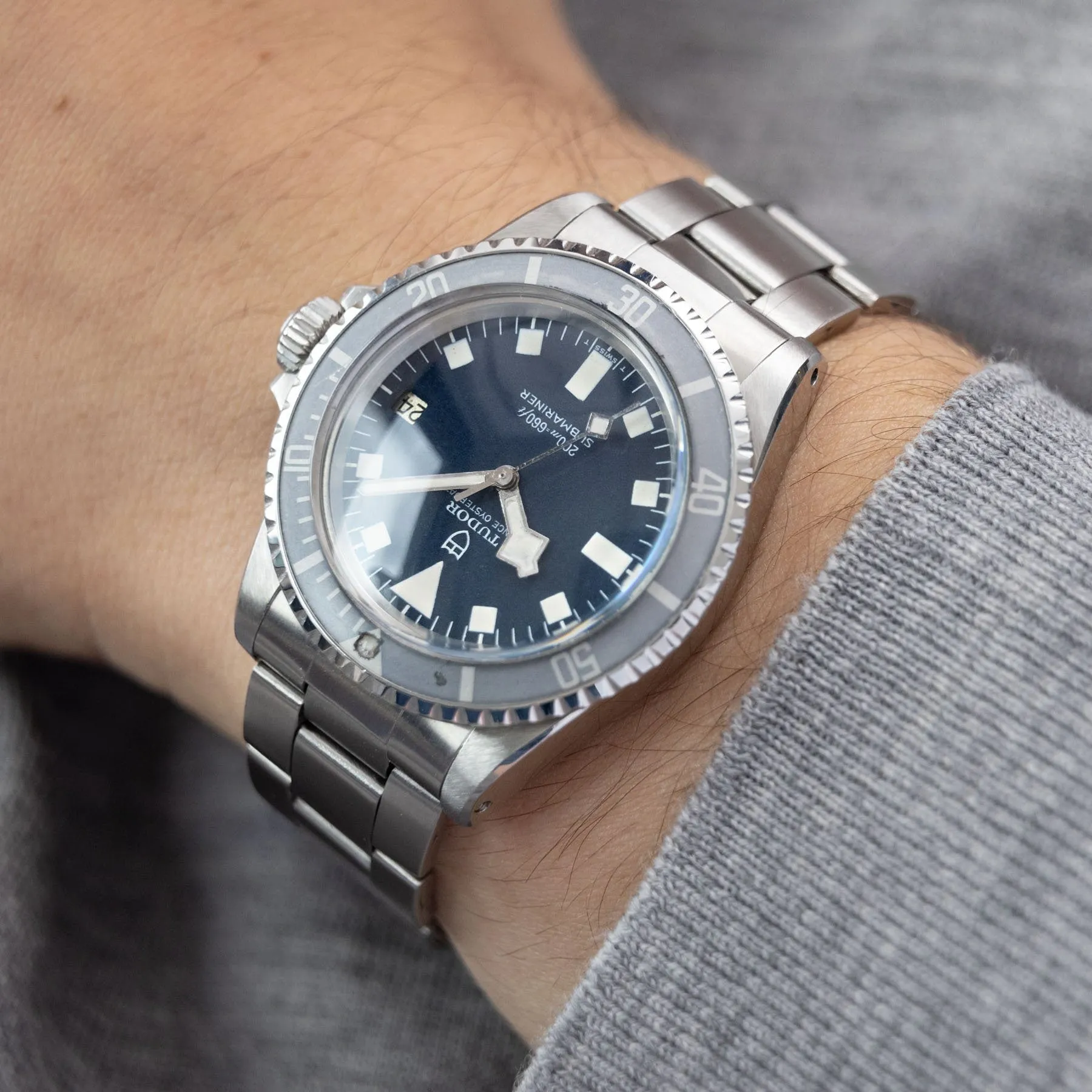 Tudor Submariner Date Blue Snowflake 7021