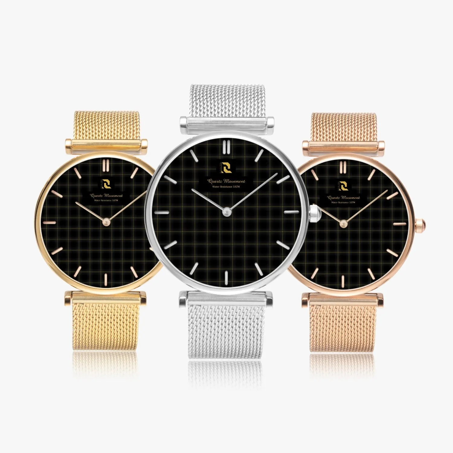 Ultra-Thin Quartz Watch (With Indicators)