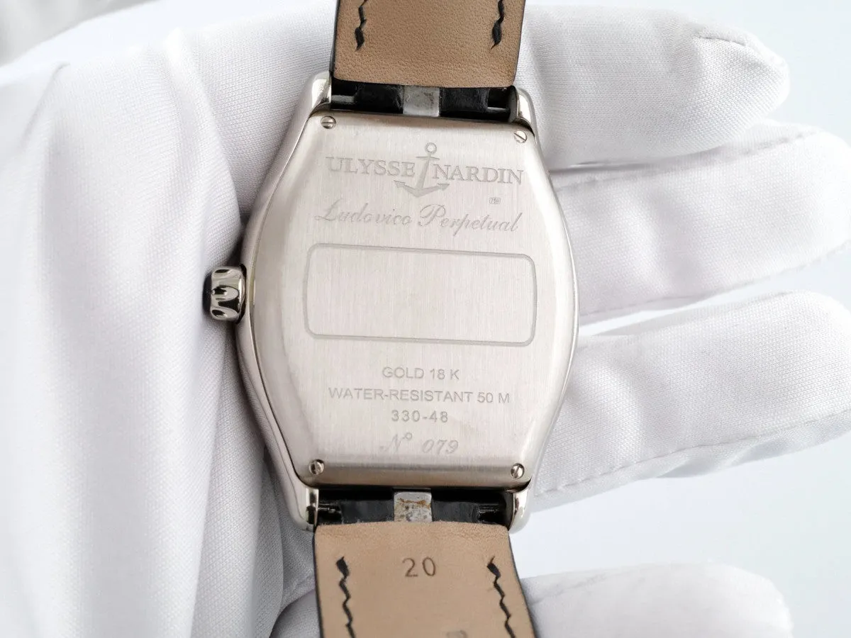 Ulysse Nardin Michelangelo Ludovico Classic Perpetual 18K White Gold Mens Watch