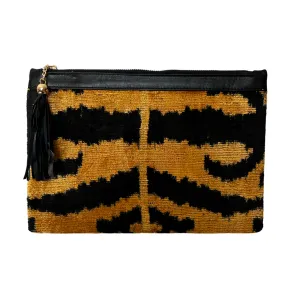 Velvet Tiger Clutch