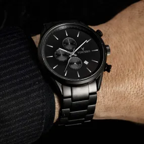 VINCERO The Chrono S Matte Black Steel