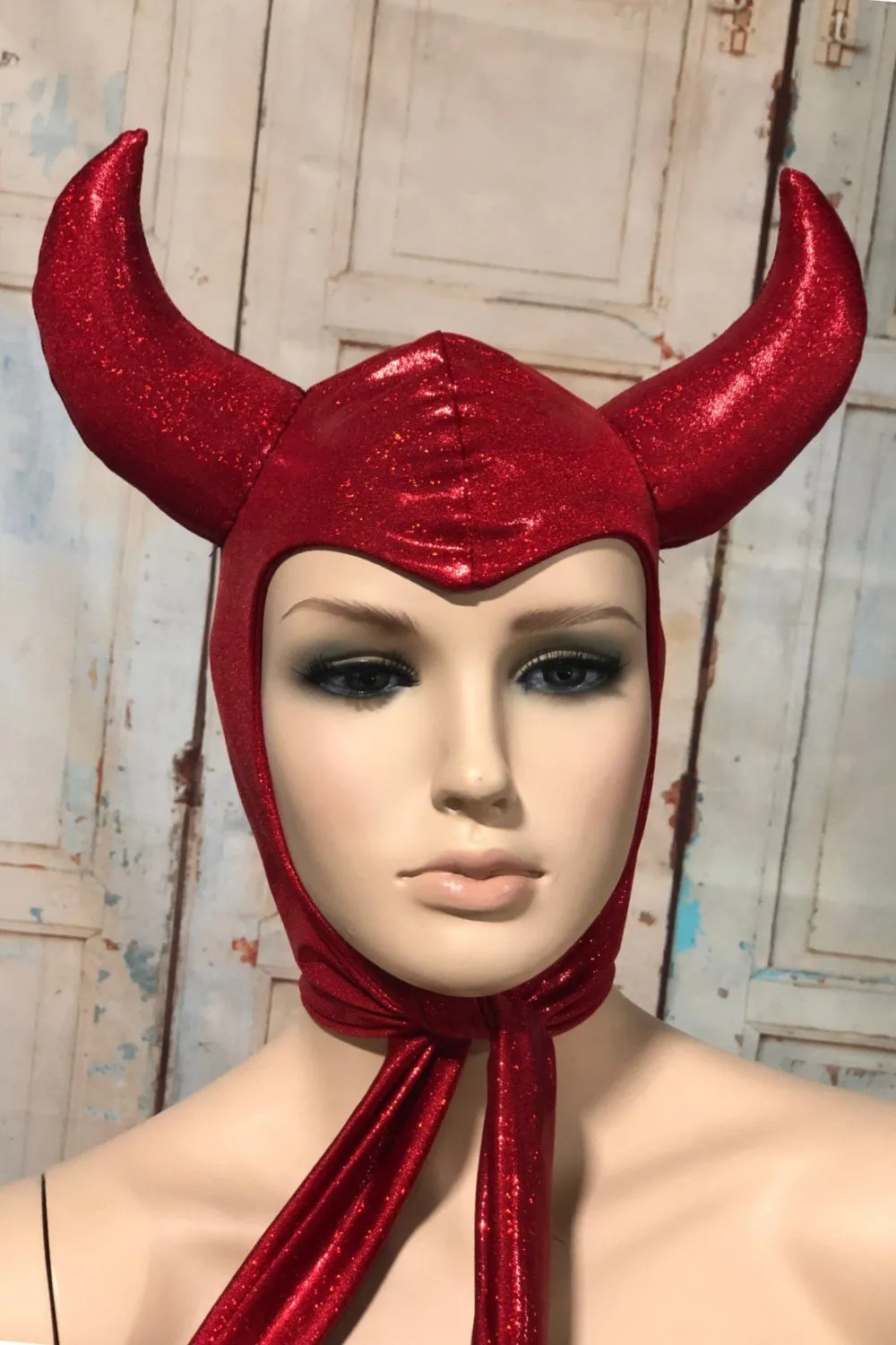 Vintage Style Devil Hood