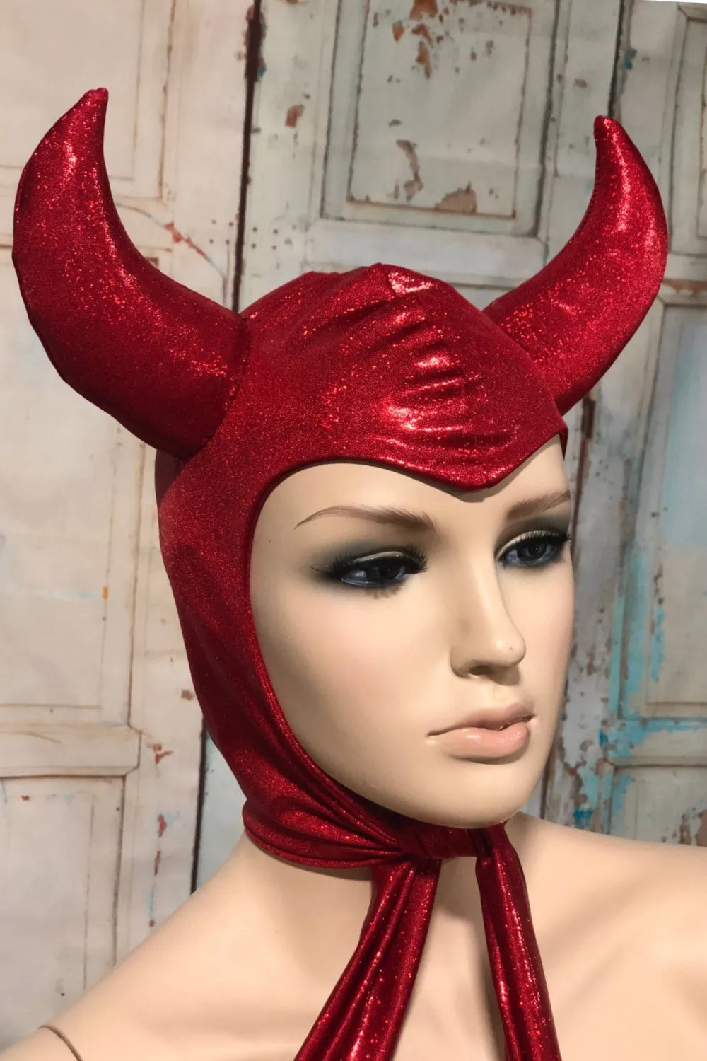 Vintage Style Devil Hood