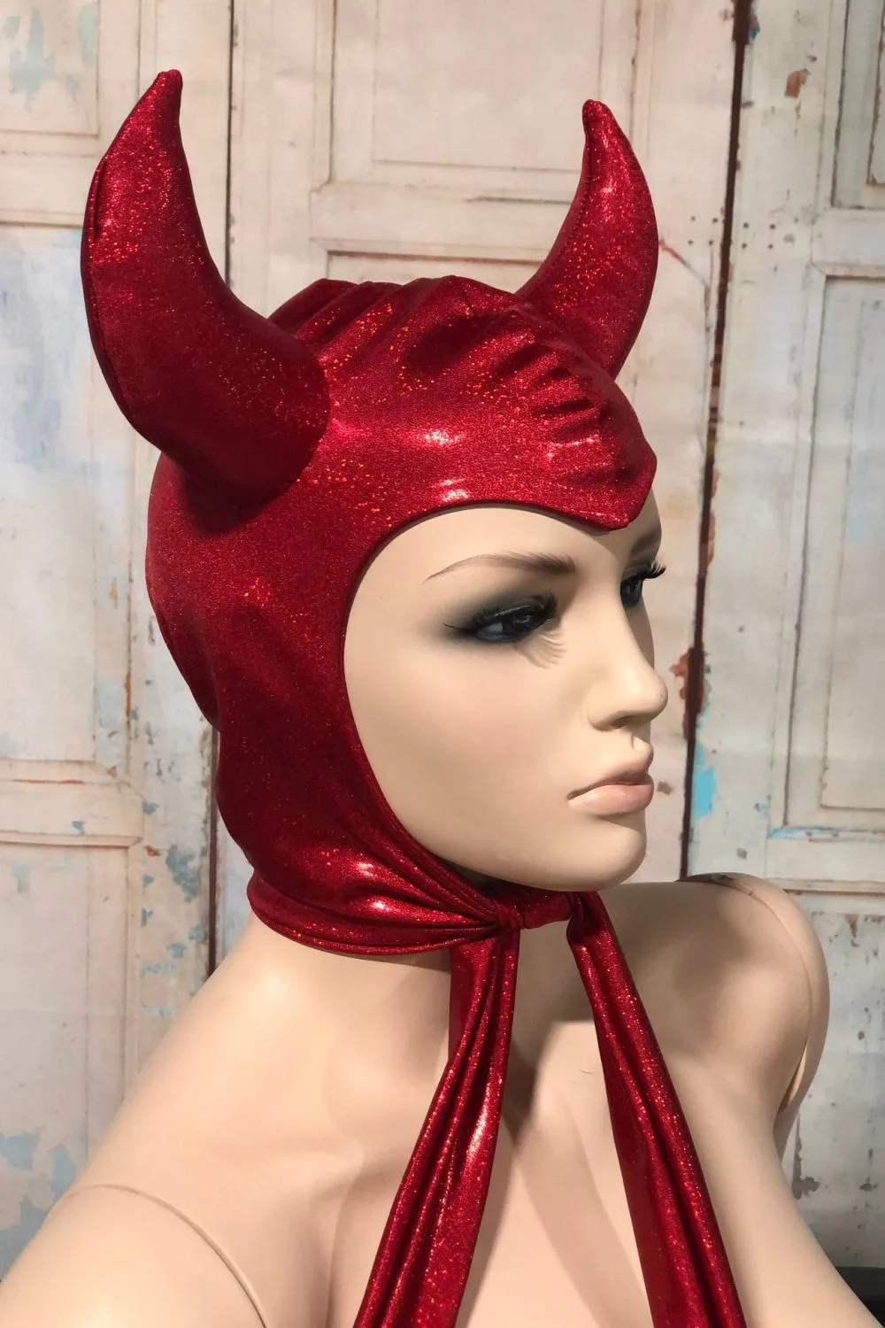 Vintage Style Devil Hood