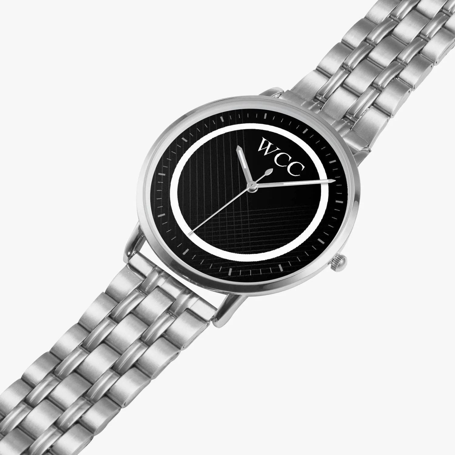 WCC Stainless Steel Link Watch