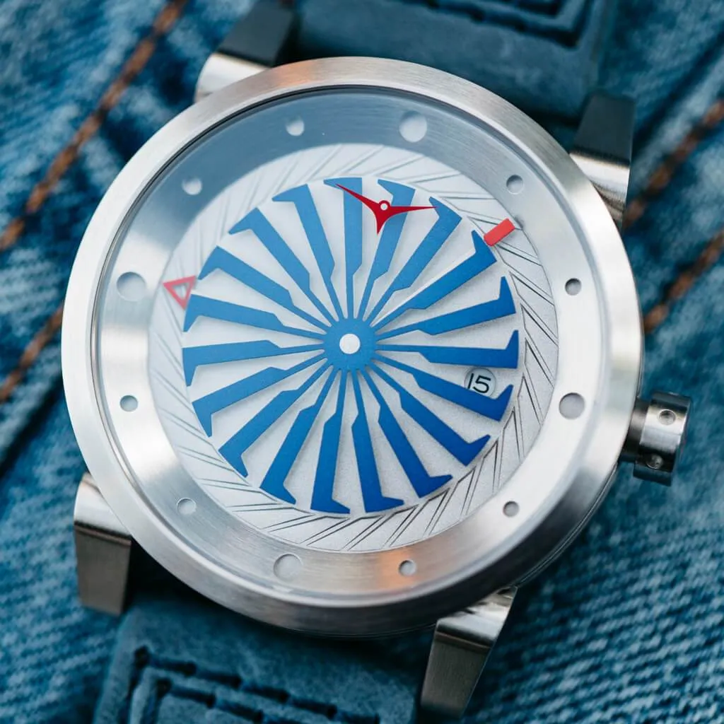 Zinvo Blade Marine Silver/Grey 44 MM Automatic Men