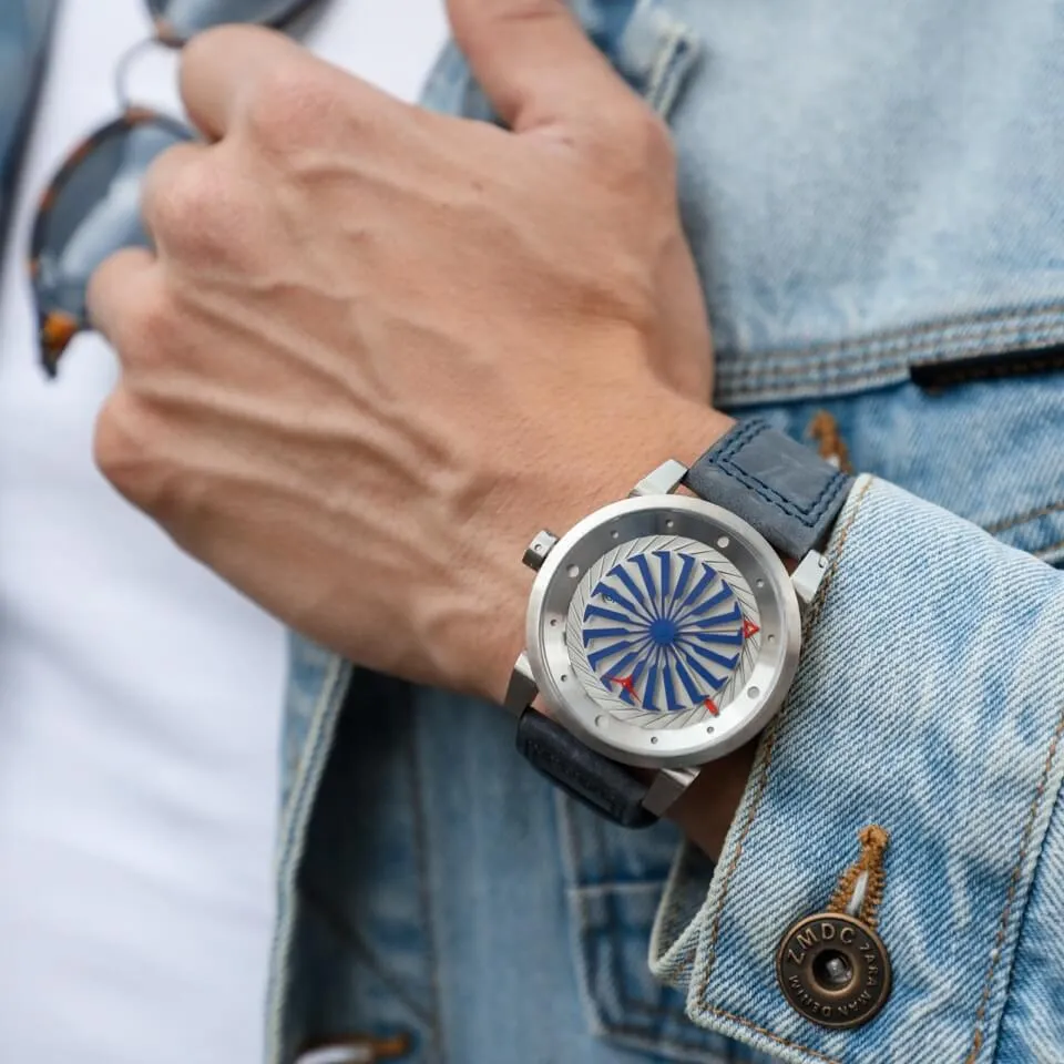 Zinvo Blade Marine Silver/Grey 44 MM Automatic Men