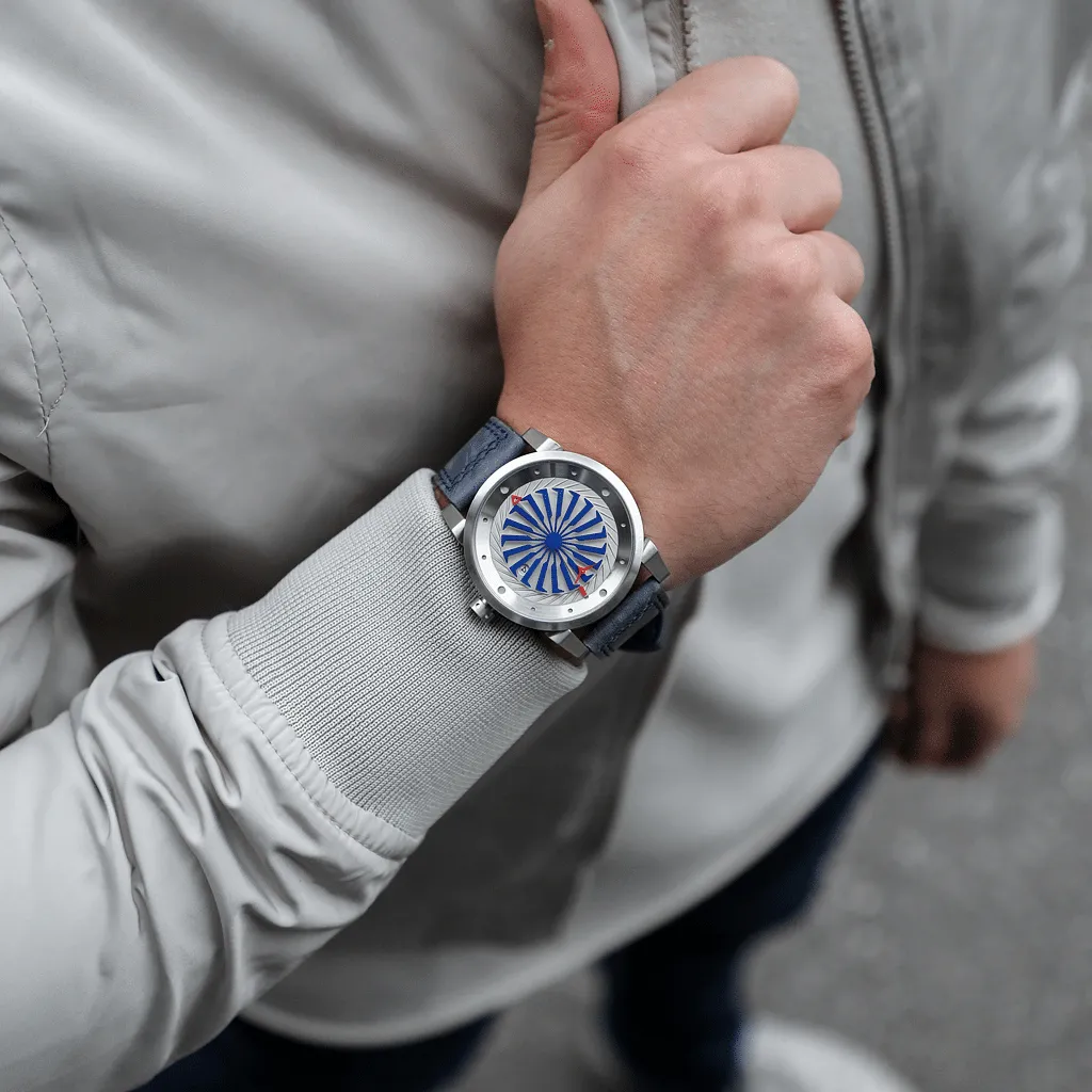 Zinvo Blade Marine Silver/Grey 44 MM Automatic Men